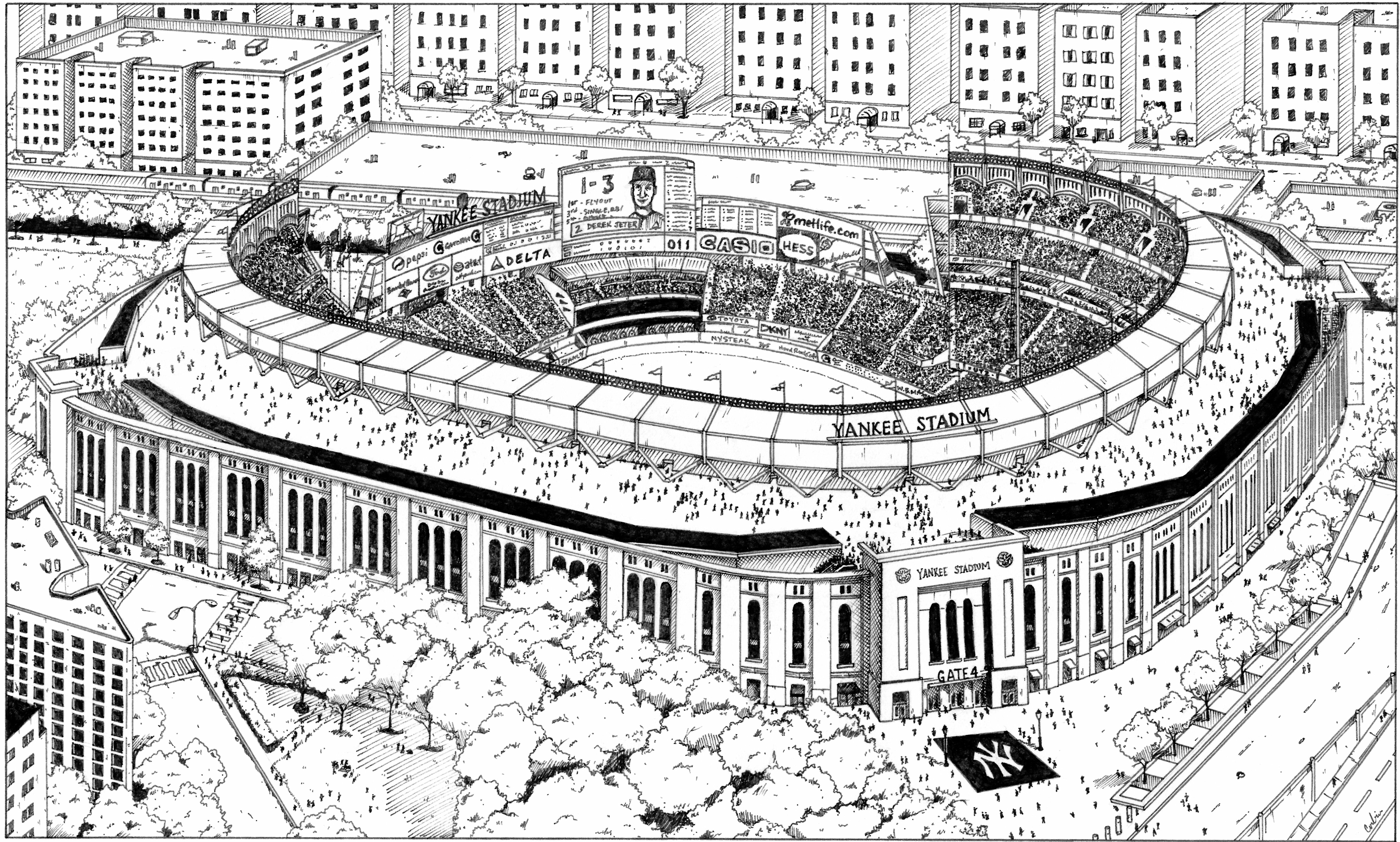 Yankee Stadium in Bronx, NY