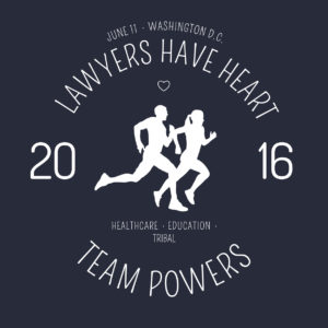 Lawyers Have Heart t-shirt logo for PPSV law firm