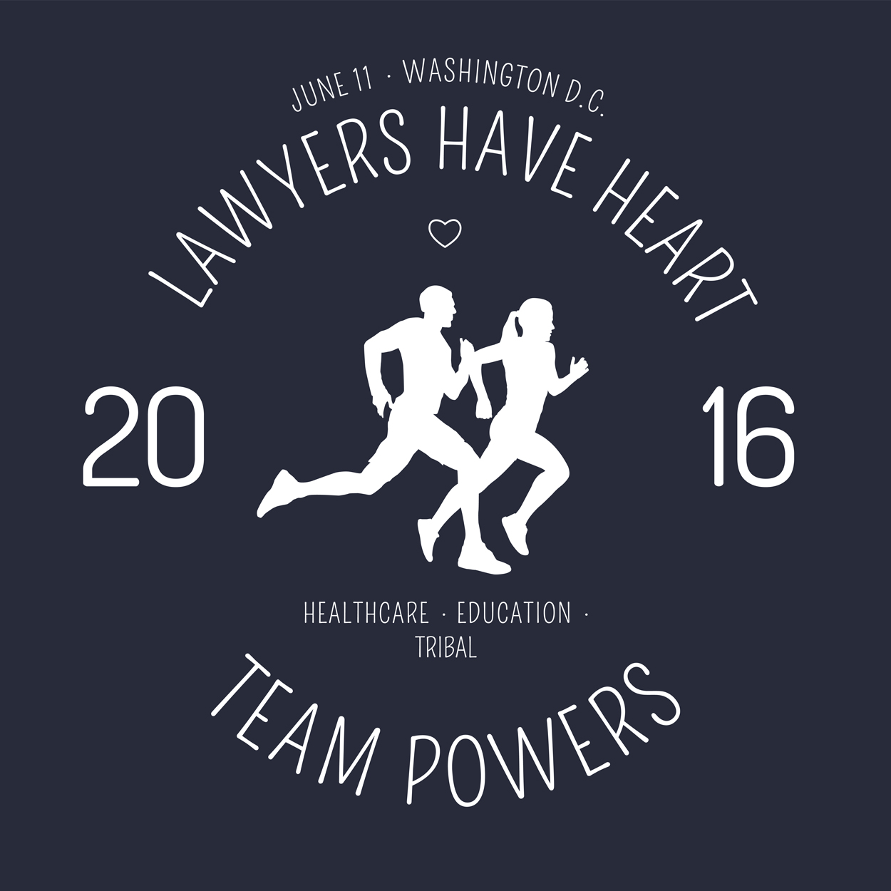 Lawyers Have Heart t-shirt logo for PPSV law firm