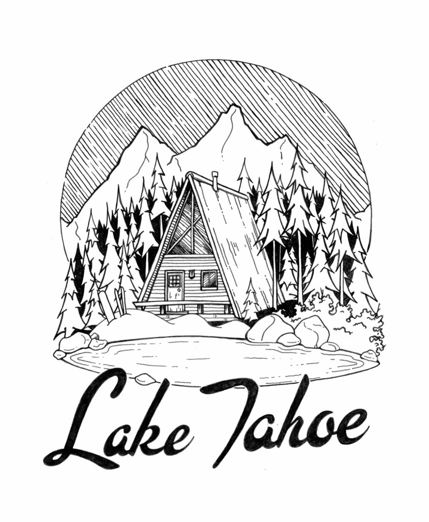 snow cabin in lake tahoe