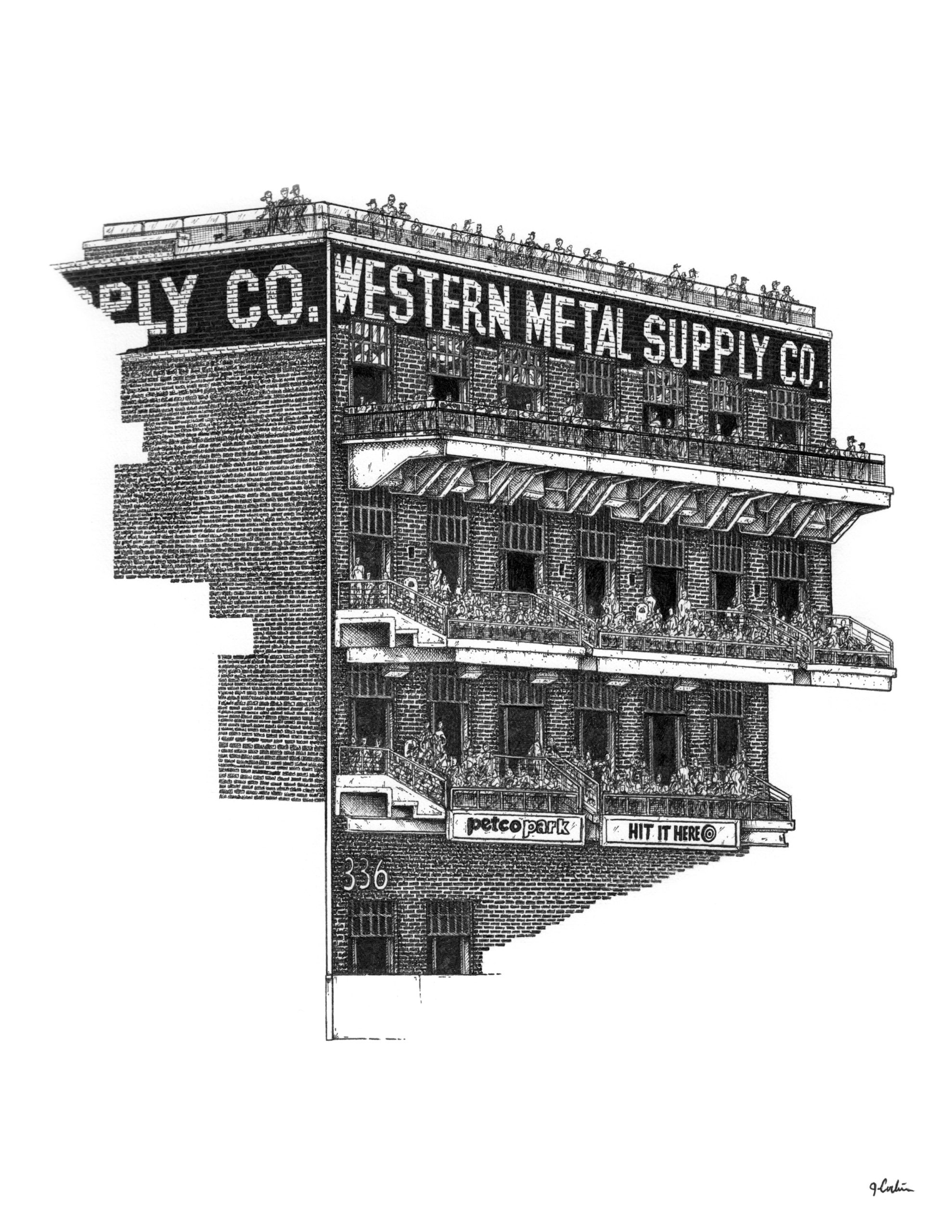 Western Metal Building at Petco Park